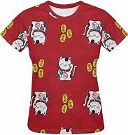 Image result for T-Shirt Japanese Cat
