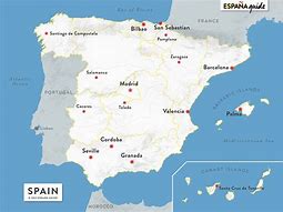 Image result for Spanish Map of Spain
