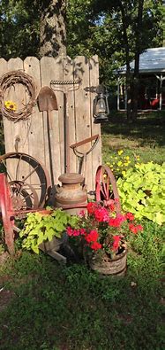 Image result for Rustic Outdoor Garden Decor