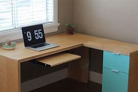 Image result for DIY L-shaped Desk