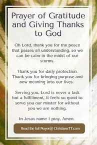 Image result for Prayer of Thanks to Jesus