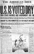 Image result for Ratification of 18th Amendment