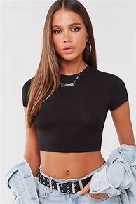 Image result for Red Crop Top Forever 21