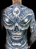 Image result for Skull Back Tattoo