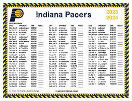 Image result for Indiana Pacers Schedule