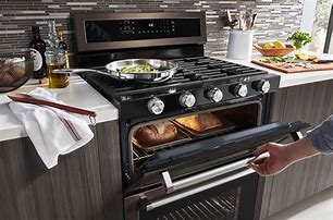 Image result for Gas Range with Electric Oven