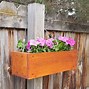 Image result for Long Decoartive Fence Planters