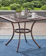 Image result for outdoor dining table metal