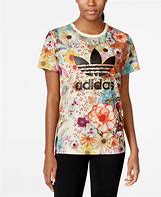 Image result for Adidas Floral Applique T-Shirt