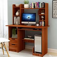 Image result for Computer Desk with Printer Shelf and Drawers