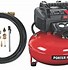 Image result for Porter-Cable PXCMF220VW 1.5 HP 20 Gal. Oil-Free Dolly Air Compressor New