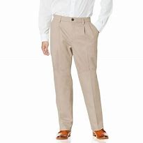 Image result for Men's Dockers Relaxed Fit Comfort Stretch D4 Pleated Cuffed Khaki Pants, Size: 34X34, Lt Beige