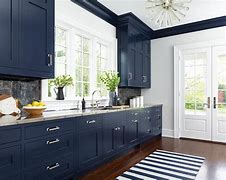 Image result for Navy Blue Kitchen Decor
