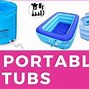 Image result for Home Depot Portable Bathtubs