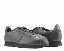 Image result for Nike Black Leather Running Shoes