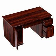 Image result for Wood Computer Desk with Keyboard Tray