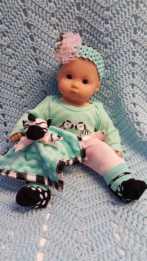 15 inch baby doll lovey blankie blanket Zippy   Etsy   Baby dolls  