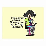 Image result for Senior Discount Card Funny
