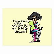 Image result for Funny Senior Citizen Coupon