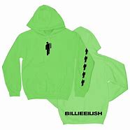 Image result for Billie Eilish Neon Green Hoodie