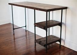 Image result for Woodwork Desk and Shelf