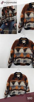 Image result for Vintage Western Rodeo Chic Coat Aztec Red/4XL