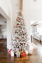 Image result for Wayfair The Holiday Aisle® 2ft Tabletop Mini Christmas Tree Snow Flocked Pine Tree W/Base In Green, Size 24.0 H X 12.0 W In