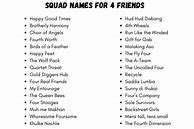Image result for Matching Usernames for a Group of Fourr