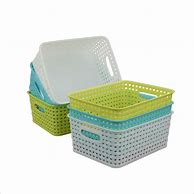 Image result for Plastic Storage Baskets