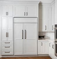 Image result for Kitchen Cabinets with Wine Fridge
