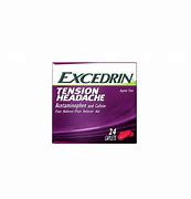 Image result for Excedrin Tension Headache Caplet - 100Ct (1-3 Units)
