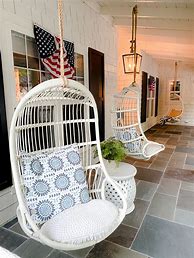 Image result for Serena and Lily Rattan Hanging Chair
