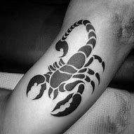 Image result for Simple Tribal Scorpion Tattoo Designs