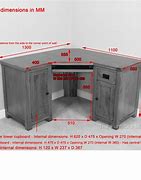 Image result for Corner Desk Dimensions