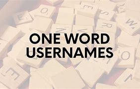 Image result for Unique One Word Usernames
