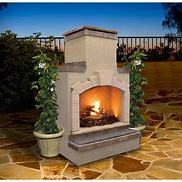 Image result for Pleasant Hearth Vent-Free Fireplace - 32,000 BTU, 46Inch, Propane, Cherry Finish, Model VFF-PH32LP-2C2
