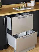 Image result for Double Drawer Dishwasher Open
