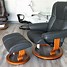 Image result for Recliner Chair and Ottoman Set