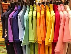 Image result for Colored Shirts On Hanger