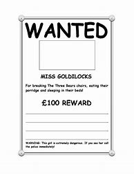 Image result for Plain Wanted Poster