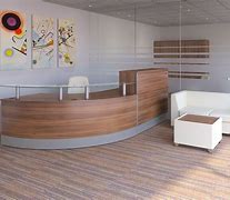 Image result for Office Reception Desk with Storage