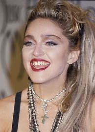 Image result for Madonna Hairstyles 80s