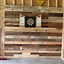 Image result for Pallet Wood Wall Alcove