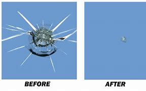 Image result for Windshield Repair Before After