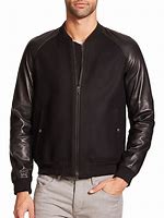 Image result for Wool Leather Jacket