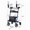 Image result for Vive Mobility Upright Rollator Walker,Red,Each,MOB1033RED