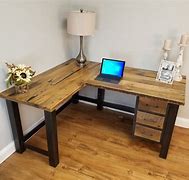 Image result for Simple Wooden Home Office Desk