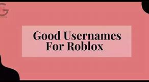 Image result for Roblox Usernames for Kids