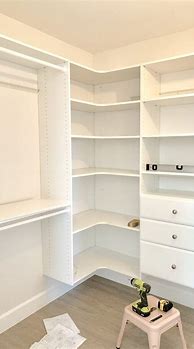 Image result for DIY Closet System On Brick Wall