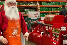 Image result for Home Depot Outdoor Santa